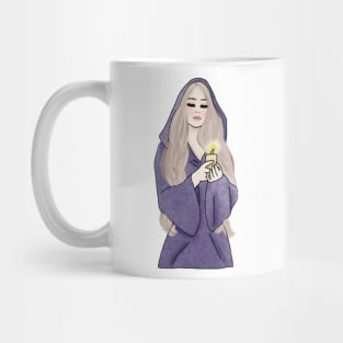 Witch and candle Mug